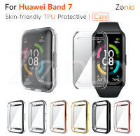 Zenia เคสโทรศัพท์ TPU,เคสกันกระแทกสำหรับ Huawei Band 7 Band7สายรัดข้อมืออัจฉริยะสำหรับเล่นกีฬา