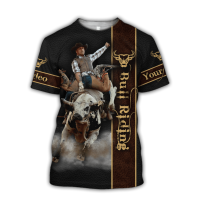 2023 new arrive- xzx180305   Bull Riding Graphic Mens T-Shirt For Men Clothing 3D Full Print Summer Top Short Sleeve Fashion Casual Tee Shirt Streetwear