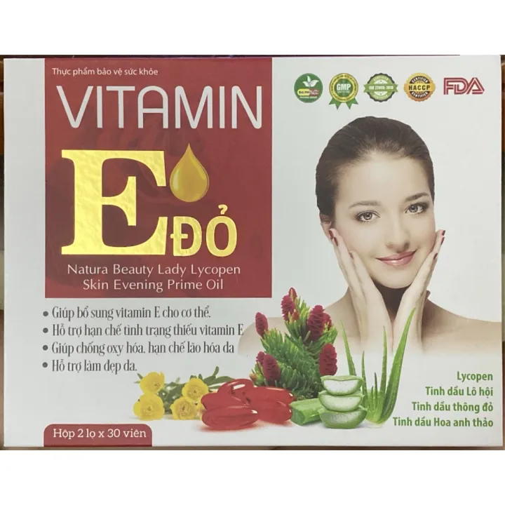 Hiệu quả của Vitamin E Đỏ Natura Beauty Lady LYCOPEN SKIN EVENING PRIME OIL như thế nào?

