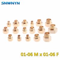 Brass Joint 1/8 1/4 3/8 1/2 3/4 BSP Male to Female Thread Brass Pipe Fitting Coupler Adapter Hex Pipe Connector Water Gas