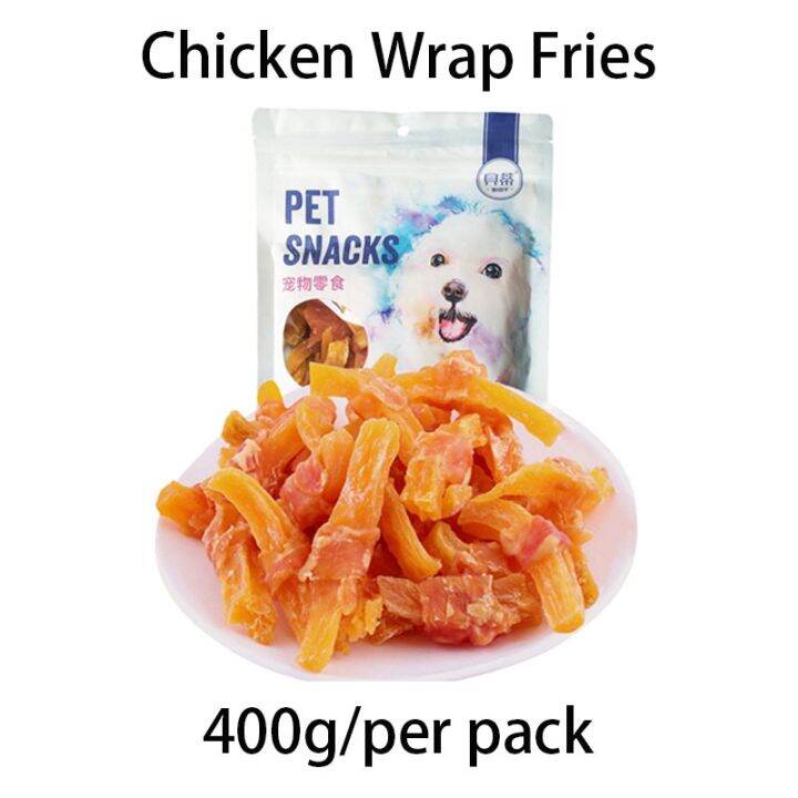 BIDY Pet Snacks Dog Snacks 400g Dog Treats Chicken Shredded Chicken