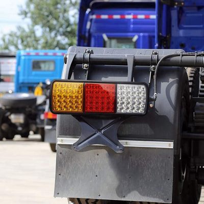 2Pcs 12V 75 LED Waterproof Taillights for Truck RV Van Bus Trailer Lights Signal Indicator Brake Stop Reverse Lights
