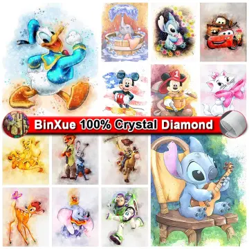 Disney Princess Diamond Painting Stitch Donald Duck Cartoon Mickey