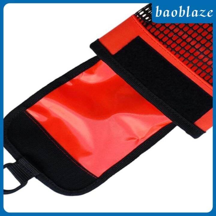 Scuba Diving Reel & SMB Buoy Mesh Carry Pouch Safety Marker Buoy Mesh Gear Bag Equipment Holder Carry Pouch