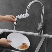 ¤✎❧ Spiral Retractable Faucet Extender Kitchen Cleaning Dishes Tool For Kitchen Nozzle Filter Tap Adapter Sink Extension Accessories