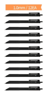 [Zero G ball] Standard Ballpoint Pen,1.0 mm, Black Ink, Black Body, 12 pens per Pack