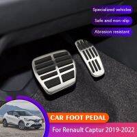 ที่หุ้มแป้นเหยียบไม่เจาะรถยนต์สำหรับ Renault Captur 2022อุปกรณ์เสริมสำหรับ Mitsubishi ASX 2019 ~ 2022คลัตช์เบรกอุปกรณ์เสริมแป้นเหยียบ