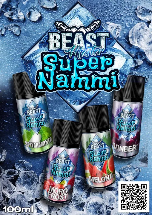 Legit BeastMaster Super Nammi 100ml 3mg Vape Juice E Liquid Vaping Low