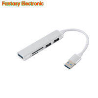 FE 5-In-1 Usb 3.0 Extender Splitter หลายพอร์ต Type-C Hub อลูมิเนียมอัลลอยด์แท่นวางอุปกรณ์คอมพิวเตอร์