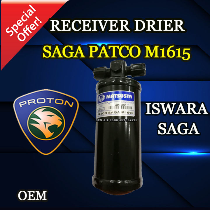 RECEIVER DRIER PROTON SAGA/ ISWARA PATCO M1615 (CAR AIRCOND SYSTEM ...