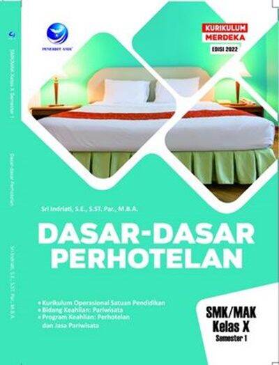 Buku Dasar Dasar Perhotelan Untuk Smk Mak Kelas X Semester 1 Kurikulum