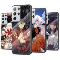 【Sell Well】FDD Inuyasha อะนิเมะผมสีดำสำหรับ Samsung Galaxy S22 S21 Plus Ultra M21 M31 A52 A72 A12 A22 A32 A13 A23กระจกนิรภัยฝาครอบโทรศัพท์