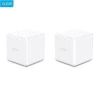 【】 Sotota Aqara Cube ควบคุม Zigbee รุ่นที่ควบคุมโดยหกการกระทำสำหรับสมาร์ทโฮมทำงานกับ Mijia Home App