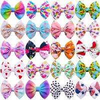 【HOT】☄▥♀ 20/50ps Large Dog Bows Slidable Bow Ties Supplies large Bowtie Collar Accessories Dogs