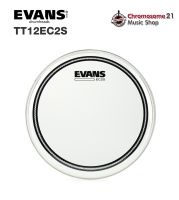 หนังกลองทอม Evans TT12EC2S ขนาด 12 นิ้ว หนังใส 2 ชั้น