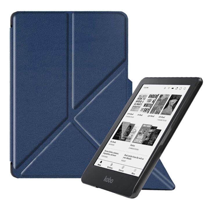 Smart Cover Case for Kobo Clara 2e Ereader 6 Inch Origami Stand Funda