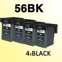 4x เชี่ยวชาญด้านเทคโนโลยีสำหรับ56 C6656a 56xl ตลับหมึกใช้ได้กับโฟโตมาร์ต Hp56 7150/7155/7550/7660/7760/7960เครื่องพิมพ์