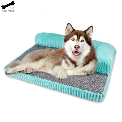Sponge Pet Bed Waterproof Pet Products Detachable Lounger Sofa Washable Puppy Bed Soft Pillow Cama House For Cat Plus Size
