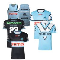 2023 cronulla sharks Mens Anzac เสื้อรักบี้ขนาด S-M-L-XL-XXL-3X L-4XL-5XL NRL jersey