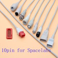 2013 10Pin Spacelabs ที่เข้ากันได้กับอาร์กอน/Medex/HP/Edward/BD/Abbott/PVB/Utah IBP อะแดปเตอร์เซ็นเซอร์สายเคเบิ้ลสำหรับตัวแปลงสัญญาณแรงดัน