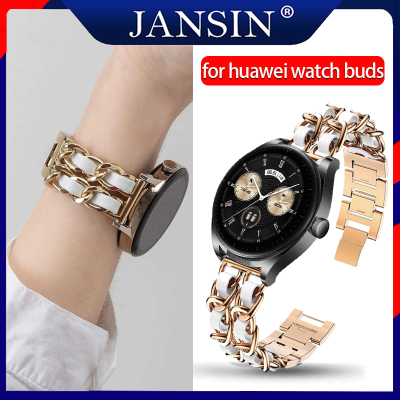 สาย สำหรับ huawei watch buds สายนาฬิกา อุปกรณ์เสริมสมาร์ทวอทช์ สาย สำหรับ huawei watch buds สายรัดสแตนเลสของ