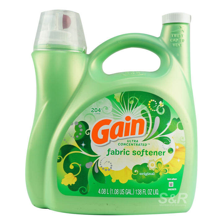 Gain Ultra Concentrated Fabric Softener Original 4.08L Lazada PH