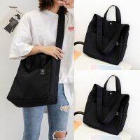 High-quality large-capacity cross-body canvas bag ladies 2023 new style commuting tote bag for work and class 【QYUE】