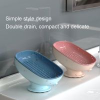 Soap Container Super Suction Cup Soap Dish With Drain Water For Bathroom Soap Holder Kithcen Sponge Holder Bathroom Supplies