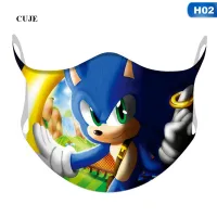 Sonic The Hedgeho Childrens Dustproof And Anti-pollution Scarf 