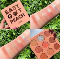 ? 1 แถม 1 อายแชโดว์ ทาตา​พีช Guicami​ Baby​ Peach​ Eyeshadow 9​ เฉดสี​  เนื้อแมท เนื้อชิมเมอร์ สีสวย เกลี่ยง่าย ติดทนนาน [ Sale 10%! ]