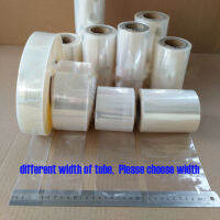 1kg 567~ 32cm widths PVC Heat Shrink Wrap tube wholesale in roll Clear Plastic Polybag Gift Cosmetics Packaging DIY cut