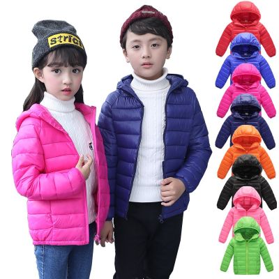 Autumn Winter Kids Down Jackets For Girls Children Clothes Warm Down Coats For Boys Toddler Girls Outerwear Clothes 2-12 Years