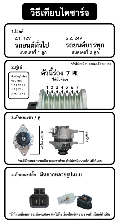 ไดชาร์จ-komatsu-โคมัตสุ-มิตซูบิชิ-นิสสัน-24v-สินค้าใหม่-ร่อง-2b-55a-คัทเอาท์นอก-รถไถเล็ก-รถขุดเล็ก-ไดชาร์จรถยนต์