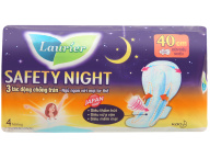 Băng vệ sinh ban đêm Laurier Safety Night siêu an toàn 4 miếng 40cm thumbnail