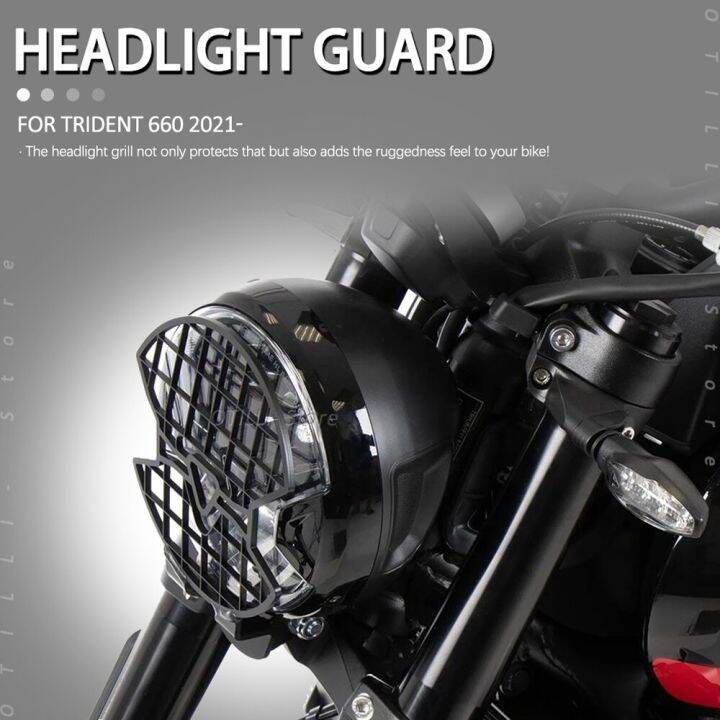Motorcycle New Headlight Protector Grille Guard Cover Protection Grill