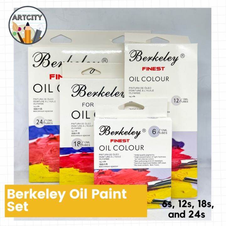 Berkeley Oil Paint Colour of 6 12 18 [ArtCity] Lazada PH