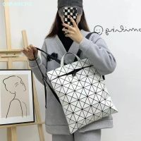 Issey Miyake Japanese Original Miyake Lingge Life Simple Lazy Wind Shoulder Bag One Shoulder Portable Lattice Computer Backpack