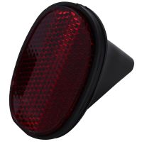 ；。‘【 1 Pcs Bicycle Rear Tail Fender Reflector Mudguard Oval Warnning Red Black