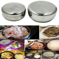 Eco-Friendly Stainless Steel Bowl Single Layer Korean Style Covered Bowl Anti-scald Food Rice Soup Bowl Safe Children Bowl