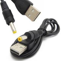 AARONA สีดำ1.2M 5V USB ไปยัง DC 4.0X1.7Mm สายชาร์จแบตเตอรี่แผงวงจรโทรศัพท์มือถือพลังงาน1A ForSony PSP