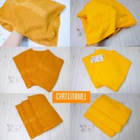 Hot Sale ผ้าขนหนูผ้าเช็ดตัวcotton สีเหลือง/สีกรัก 27คูณ54นิ้ว (ยกโหล) ถวายพระ [งานหลุดQC] ราคาถูก ผ้าเช็ดตัว ผ้า ขนหนู ผ้า ขนหนู นาโน ผ้าเช็ดตัว นาโน