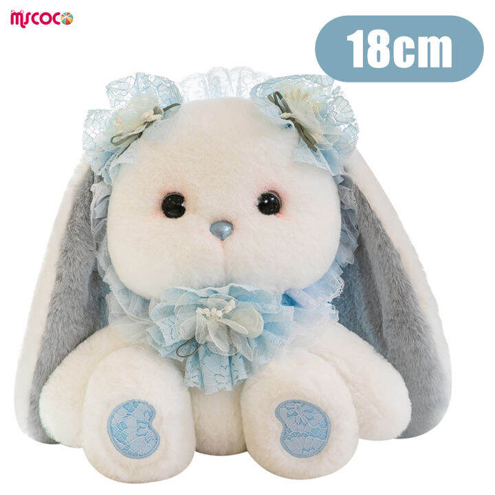 mscoco-ตุ๊กตายัดไส้เหมือนจริงของเล่นตุ๊กตากระต่าย-kawaii-แบบนิ่มสุดน่ารักหมอนพูเชียร์ตุ๊กตาเบาะผ้าสำหรับเด็กของขวัญสะดวกสบายสำหรับเด็ก