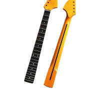 22 Frets Headstock ใหญ่คอกีตาร์ไฟฟ้าหอยเชลล์เครื่องดีดไม้ชิงชันกีตาร์โอคาริน่า