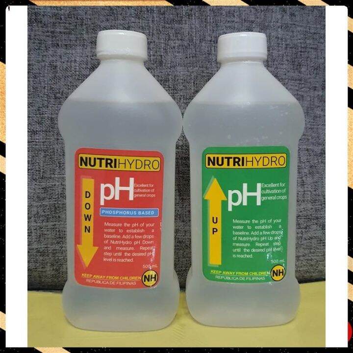 NutriHydro pH Adjuster 500mL pH Up and pH Down Lazada PH