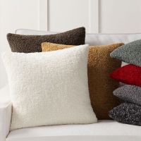 hot！【DT】₪△  Cushion Cover Faux Fur Sofa Room 18x18 Pillows Pillowcase