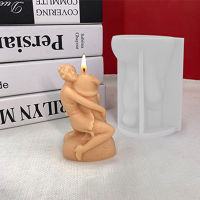 3D Man Soy Wax Genitals Resin Moulds Gifts Soap Epoxy Plaster Making Clay Silicone Handmade Hugging Woman Candle