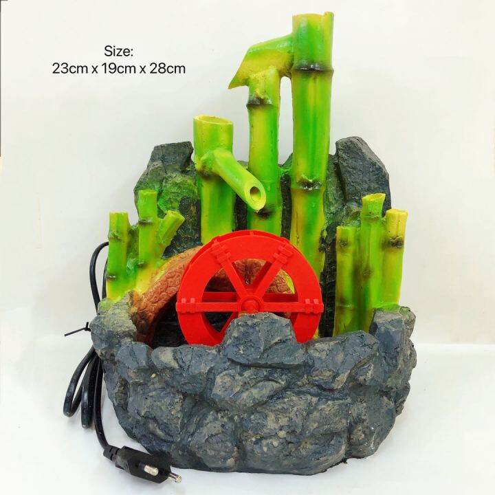 Bamboo Water Wheel Fountain for Future Prosperity Lazada PH