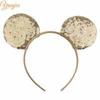 14pcslot 2022 Fashion Sequins Mouse Ears Headband Glittle DIY Girls Hair Accessories For Women Hairband Party Accesorios Mujer