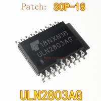 10Pcs ULN2803 ULN2803A ULN2803AG ULN2803AFWG 7.2มม.Body Patch SOP18