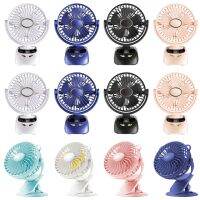 【YF】 1200mAh / 3000mAh 6000mA Mini Cooling Fan 5-Speed Clip-on Rechargeable Wall-on Clip with LED Screen for Camping Hiking